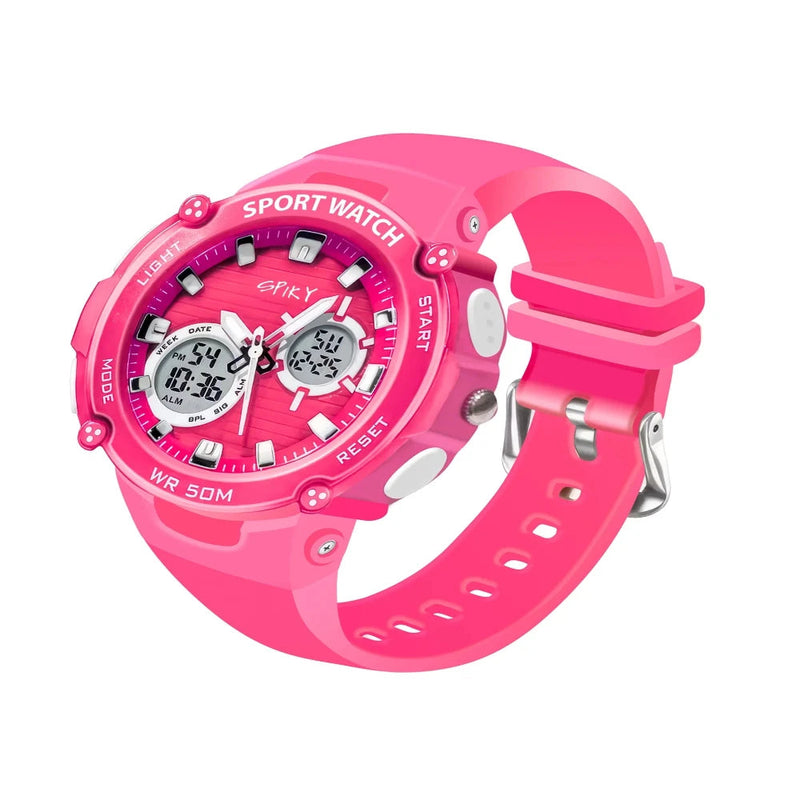 Spiky SPKEVA29 Round Multifunctional Digital Sports Watch