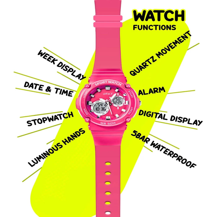 Spiky SPKEVA29 Round Multifunctional Digital Sports Watch-Novelty Toys-Spiky-Toycra