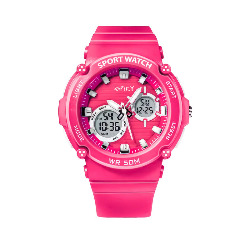 Spiky SPKEVA29 Round Multifunctional Digital Sports Watch