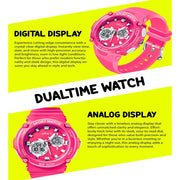 Spiky SPKEVA29 Round Multifunctional Digital Sports Watch