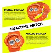 Spiky SPKEVA29 Round Multifunctional Digital Sports Watch