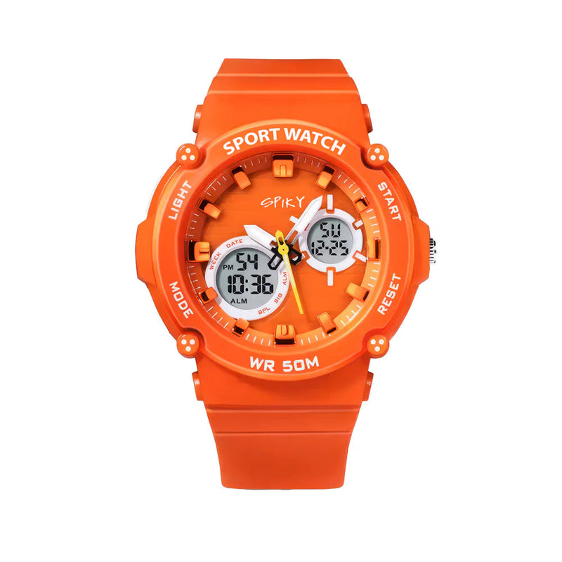 Spiky SPKEVA29 Round Multifunctional Digital Sports Watch