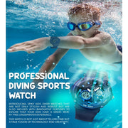 Spiky SPKEVA29 Round Multifunctional Digital Sports Watch