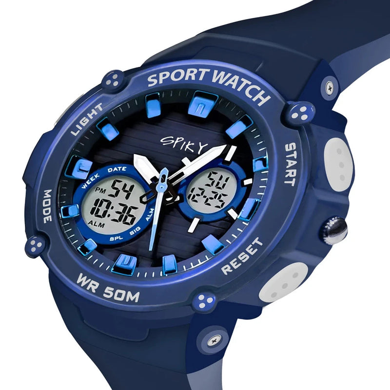 Spiky SPKEVA29 Round Multifunctional Digital Sports Watch