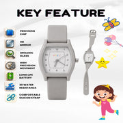 Spiky SPKEVA48 Rectangle Stylish Analog Watch For Kids