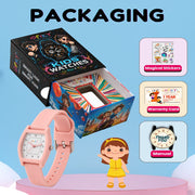 Spiky SPKEVA48 Rectangle Stylish Analog Watch For Kids