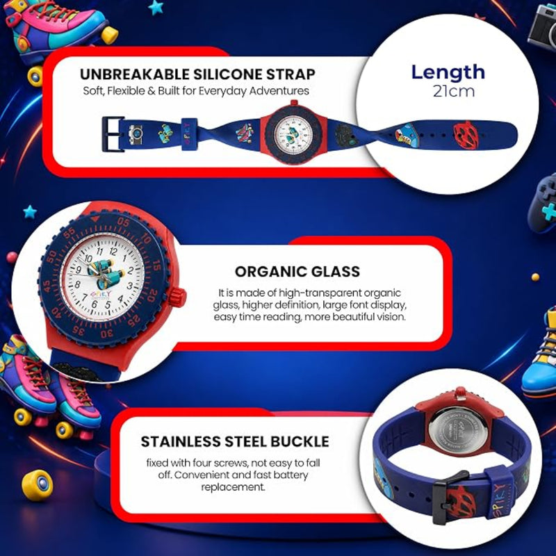 Spiky SPKEVA51 Analog Kids Watch For Boys & Girls