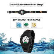 Spiky SPKEVA52 Round Digital Sports Watch