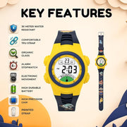 Spiky SPKEVA52 Round Digital Sports Watch