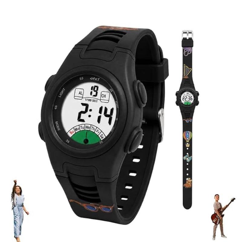 Spiky SPKEVA52 Round Digital Sports Watch