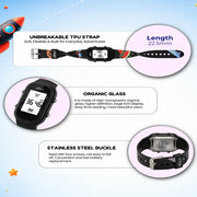 Spiky SPKEVA53 Rectangle Kids Digital Watch