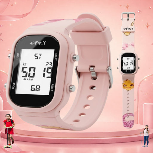 Spiky SPKEVA53 Rectangle Kids Digital Watch