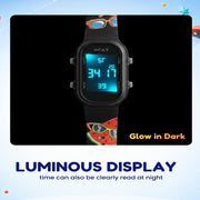 Spiky SPKEVA53 Rectangle Kids Digital Watch
