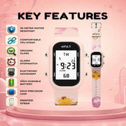 Spiky SPKEVA53 Rectangle Kids Digital Watch