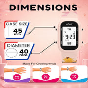 Spiky SPKEVA53 Rectangle Kids Digital Watch