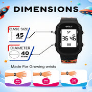 Spiky SPKEVA53 Rectangle Kids Digital Watch