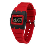 Spiky SPKEVA61 Unique Rectangle Dial Sports Watch With AlarmDay & Date Calendar