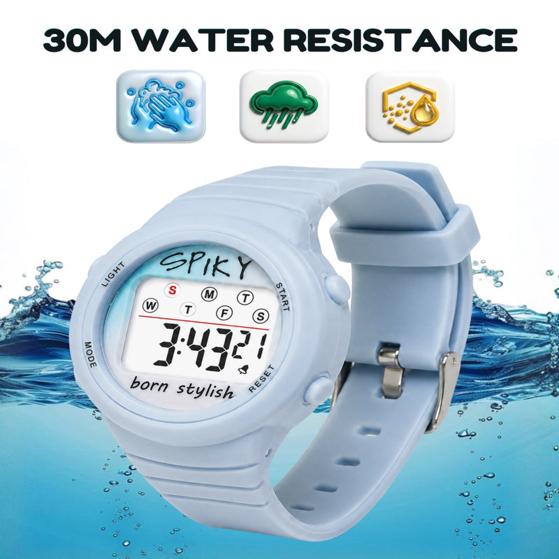 Spiky SPKEVA64 Round Digital Sports Watch For Kids