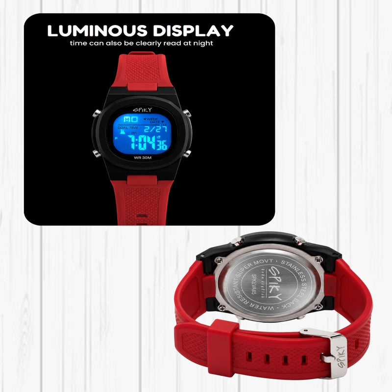 Spiky SPKEVA65 Digital Watch For Boys & Girls Round Sports Dial