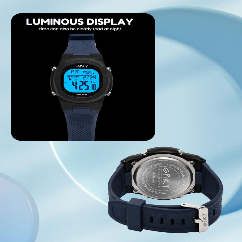 Spiky SPKEVA65 Digital Watch For Boys & Girls Round Sports Dial