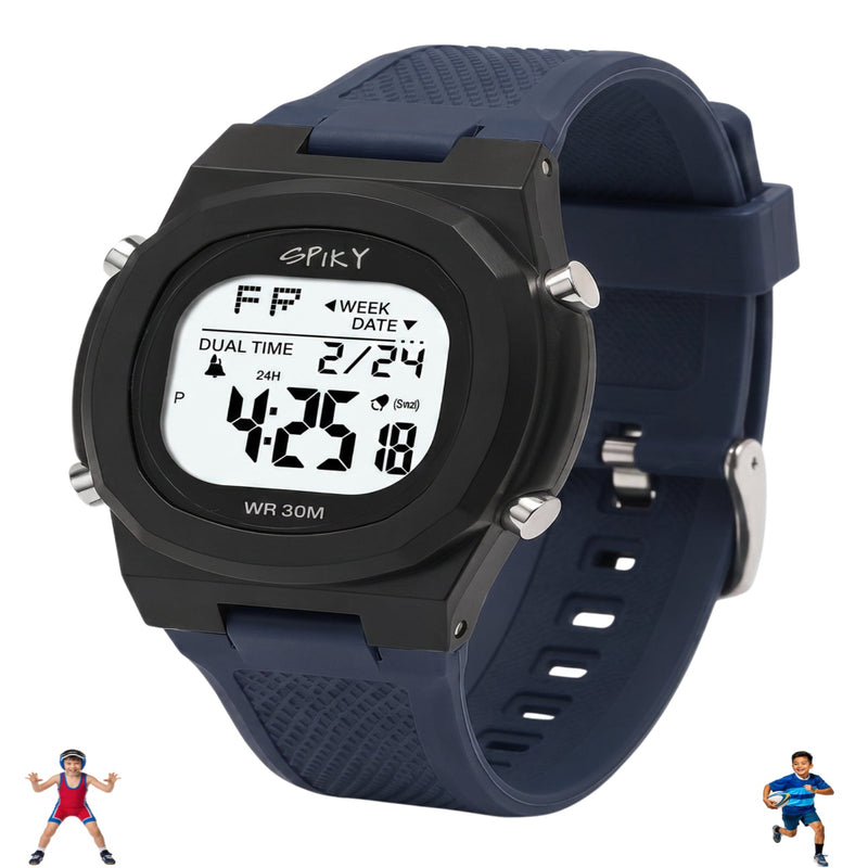 Spiky SPKEVA65 Digital Watch For Boys & Girls Round Sports Dial