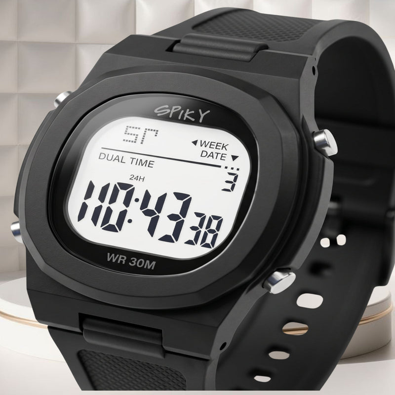 Spiky SPKEVA65 Digital Watch For Boys & Girls Round Sports Dial