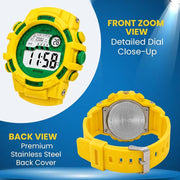 Spiky SPKEVA67 Round Dial Sports Watch With Luminous Display Alarm Day & Date Calendar