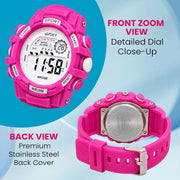 Spiky SPKEVA67 Round Dial Sports Watch With Luminous Display Alarm Day & Date Calendar