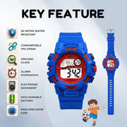 Spiky SPKEVA67 Round Dial Sports Watch With Luminous Display Alarm Day & Date Calendar