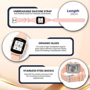 Spiky SPKEVA68 Square Digital Watch For Kids Boys & Girls