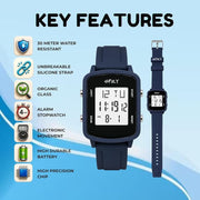 Spiky SPKEVA68 Square Digital Watch For Kids Boys & Girls