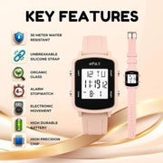 Spiky SPKEVA68 Square Digital Watch For Kids Boys & Girls