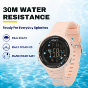 Spiky SPKEVA70 Square Digital Sports Watch