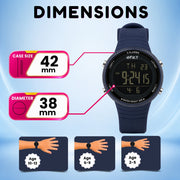 Spiky SPKEVA70 Square Digital Sports Watch