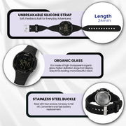 Spiky SPKEVA70 Square Digital Sports Watch