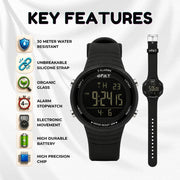 Spiky SPKEVA70 Square Digital Sports Watch