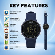 Spiky SPKEVA70 Square Digital Sports Watch