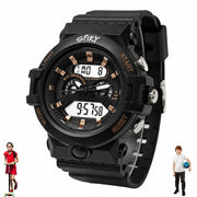 Spiky SPKEVA71 Round Analog Digital Sports Watch