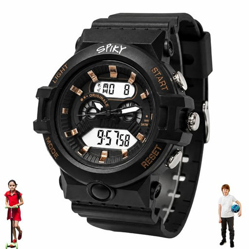 Spiky SPKEVA71 Round Analog Digital Sports Watch
