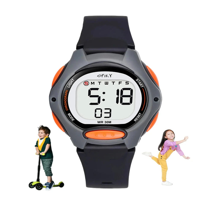 Spiky Spkeva Round Digital Kids Sports Watch-Novelty Toys-Spiky-Toycra