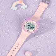 Spiky Spkeva12 Round Cat Shaped Sports Digital Watch