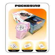 Spiky Spkeva12 Round Cat Shaped Sports Digital Watch