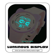 Spiky Spkeva12 Round Cat Shaped Sports Digital Watch