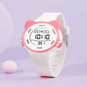 Spiky Spkeva12 Round Cat Shaped Sports Digital Watch