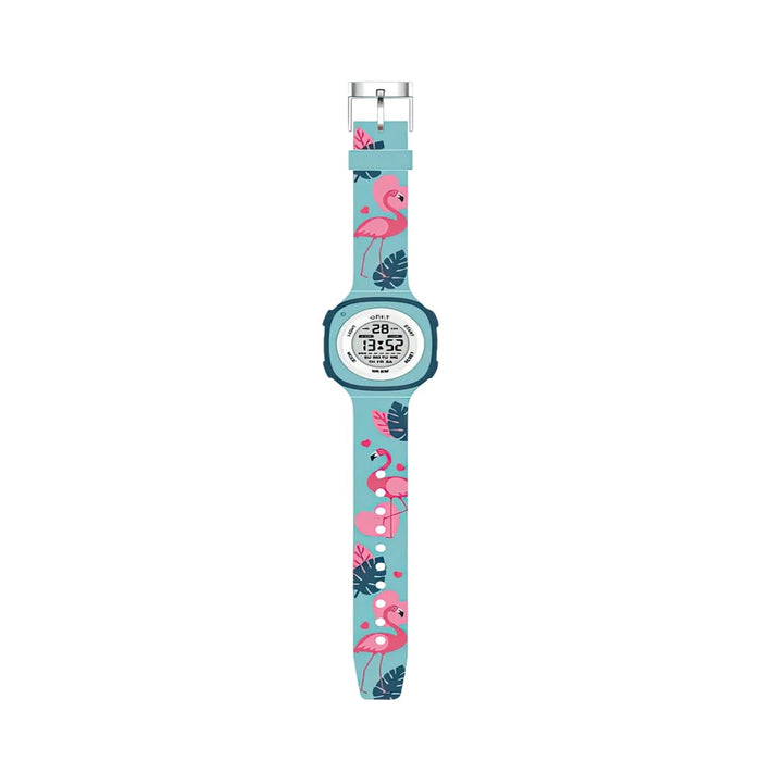 Spiky Spkeva15 Turquoise Unique Square Digital Watch For Kids-Novelty Toys-Spiky-Toycra