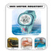 Spiky Spkeva15 Turquoise Unique Square Digital Watch For Kids-Novelty Toys-Spiky-Toycra