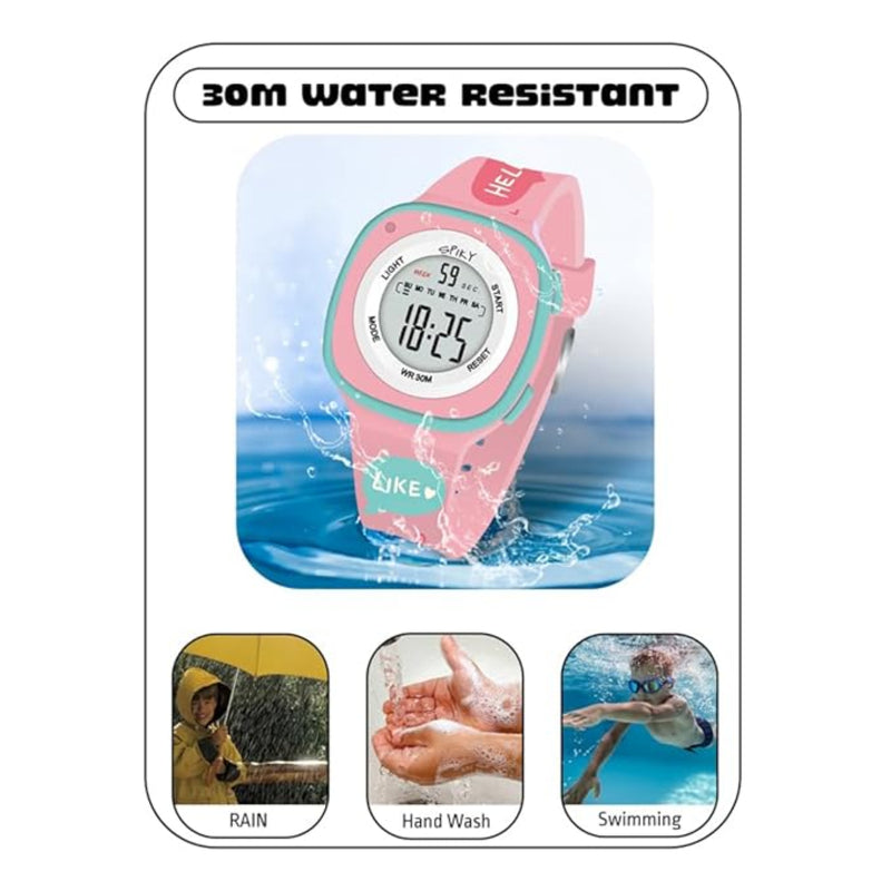Spiky Spkeva15 Unique Square Digital Watch For Kids