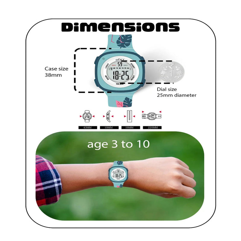 Spiky Spkeva15 Unique Square Digital Watch For Kids