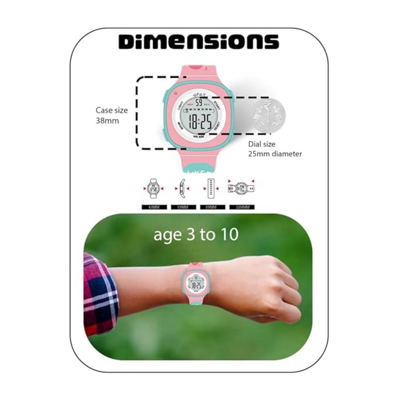Spiky Spkeva15 Unique Square Digital Watch For Kids