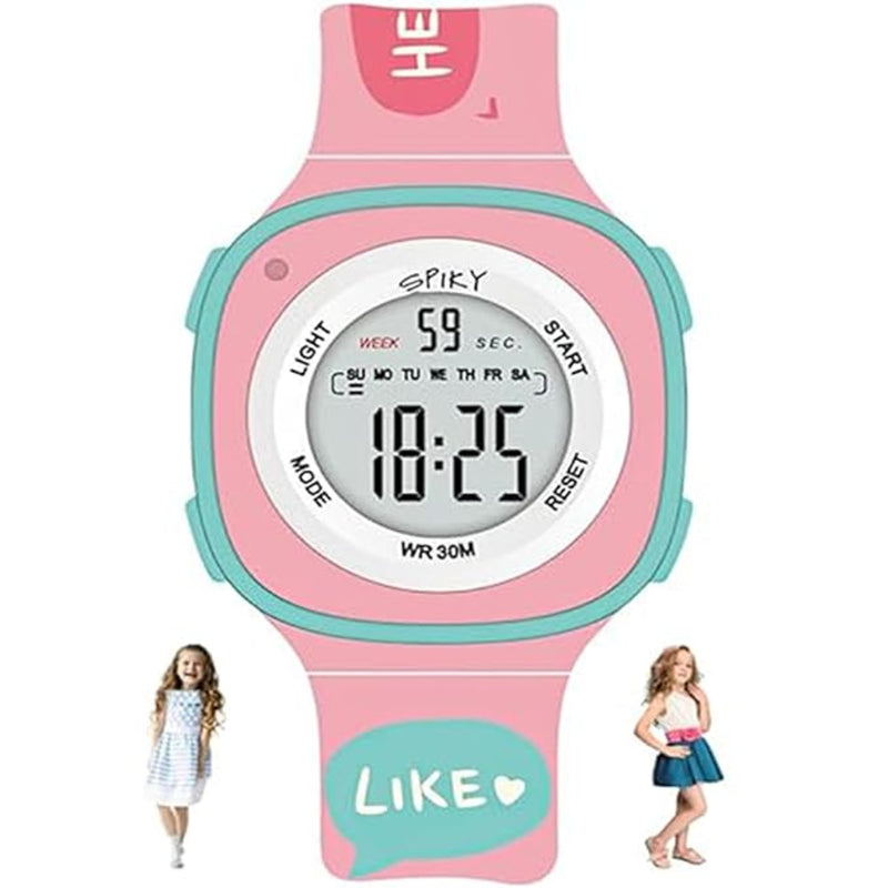 Spiky Spkeva15 Unique Square Digital Watch For Kids